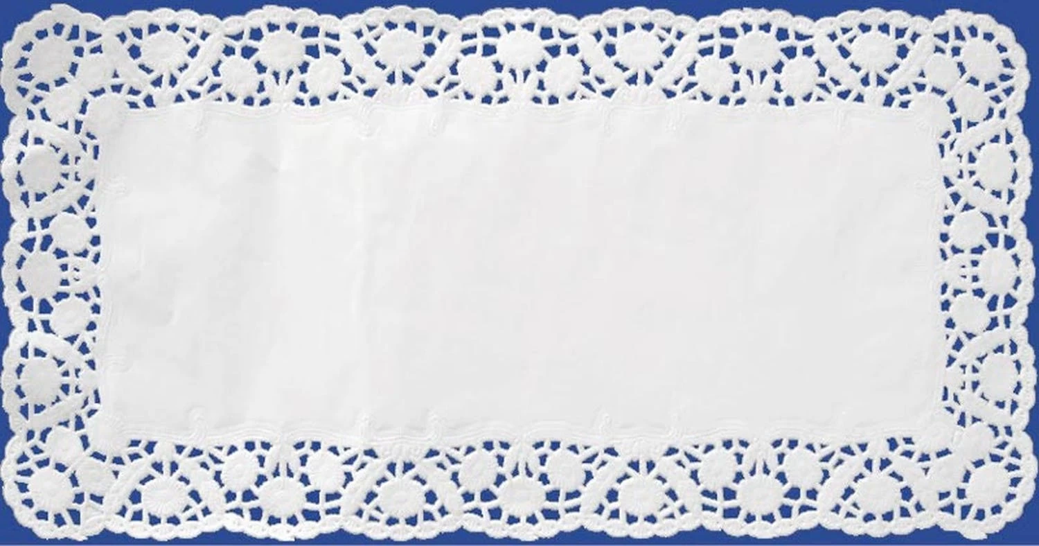 100x Deko-Tortenspitzen Eckig Weiß 20 X 40 Cm 1 100x Deko-Tortenspitzen Eckig Weiß 20 X 40 Cm