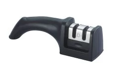 METRO Professional 2 In 1 Messerschärfer, Wolframstahl/Keramikstein, Schwarz