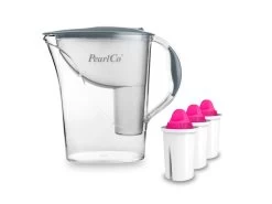 Wasserfilter Standard Grau Inkl. 3 AquaMag Filterkartuschen