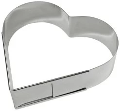 1 X SCHNEIDER Backrahmen "Herz" Edesltahl, Verstellbar 430 - 500 X 70 Mm