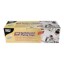 PAPSTAR 50 Spritzbeutel 21 Cm X 12 Cm Transparent "Patisserie" Griffig, Inkl. 50 Tüllen -Küche Verkauf Geschäft 104b16db bc2a 4057 8229 2f143a81e7c0