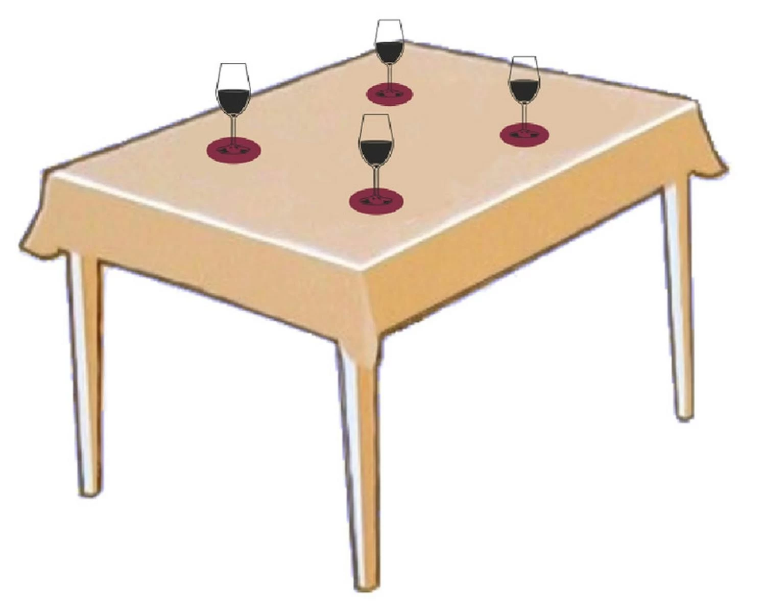 2500x Tassenuntersetzer Glasuntersetzer Airlaid O 9cm Bordeaux 7 2500x Tassenuntersetzer Glasuntersetzer Airlaid O 9cm Bordeaux – Bild 7