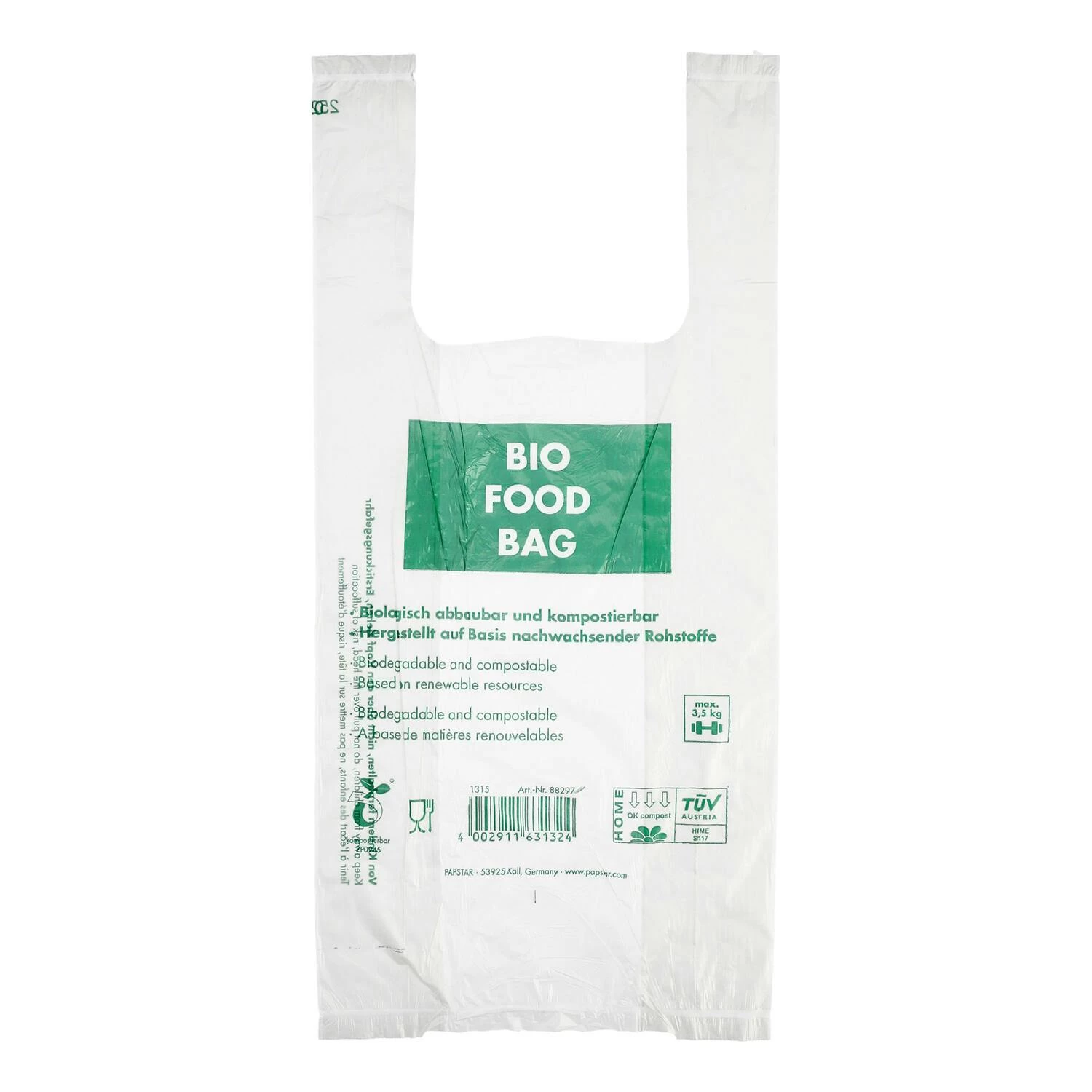 5000x Hemdchentragetaschen HDPE Weiß 250+120x450mm 6 5000x Hemdchentragetaschen HDPE Weiß 250+120x450mm – Bild 6