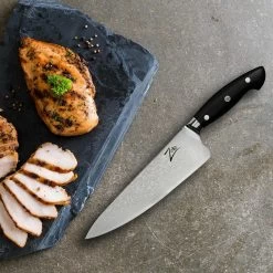 Executive-Plus Serie 8` Kochmesser 61 HRC Edelstahl Schwarz -Küche Verkauf Geschäft 15c98065 b94e 4df5 9e97 d2712ca5d08a