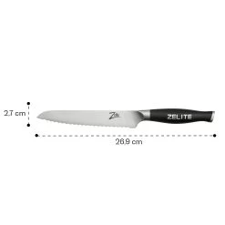 Comfort Pro Serie 6` Allzweckmesser Wellenschliff 56 HRC Edelstahl Schwarz -Küche Verkauf Geschäft 174baba8 58c5 41b6 aba3 4c94fca69408