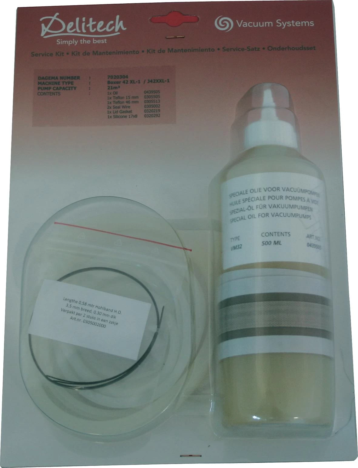 Henkelman Service-Satz Für Vakuummaschine Jumbo 30 Delitech 3 Henkelman Service-Satz Für Vakuummaschine Jumbo 30 Delitech – Bild 3