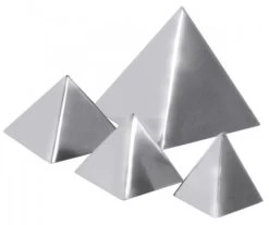 6x Pyramidenform Aus Edelstahl, Hochglänzend, Materialstärke 1,0 Mm, Schwere -Küche Verkauf Geschäft 1de812da 2392 41cf b690 24e20b6f223c 1