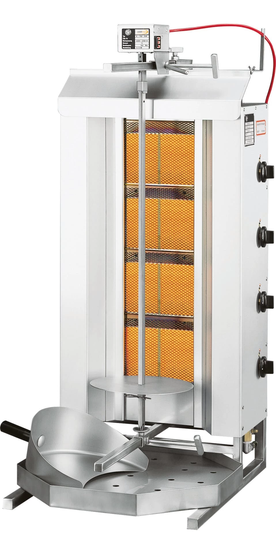 Cookmax Gas-Gyros/Dönergrill POTIS GD4 1 Cookmax Gas-Gyros/Dönergrill POTIS GD4