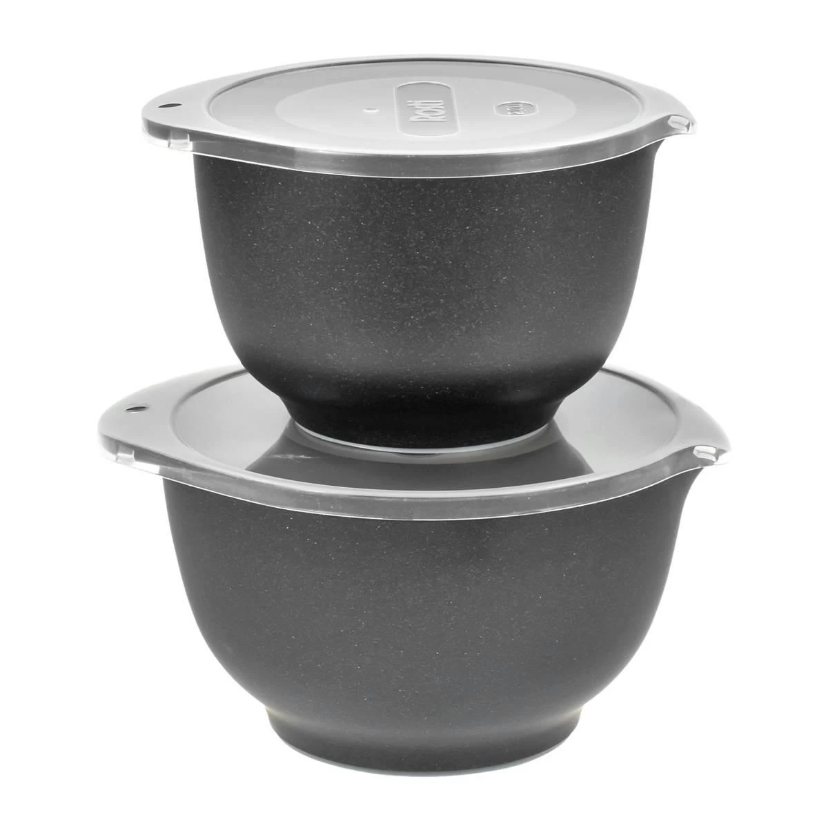 Rosti Rührschüssel Set Backschüssel Schüssel Margrethe 2-teilig Mit Deckel PEBBLE Weiß 3 Rosti Rührschüssel Set Backschüssel Schüssel Margrethe 2-teilig Mit Deckel PEBBLE Weiß – Bild 3