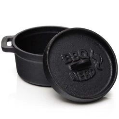 BBQ-Nerd© Dutch Oven Brottopf - Kastenform Mit Deckel 5,5 L | Brotbackform Mit Gerillter Steakpfanne | Feuertopf Für Alle Herdarten -Küche Verkauf Geschäft 2891a6f6 30e4 4e50 9153 8fd9d34c21af