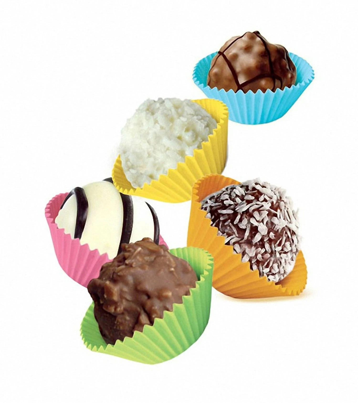 400x Gebäckkapseln Muffin-Kapseln Bunt Sortiert O 50 X 30 Mm 6 400x Gebäckkapseln Muffin-Kapseln Bunt Sortiert O 50 X 30 Mm – Bild 6