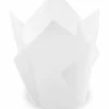 500x Muffin-Tulip-Wraps Weiß 160x160 Mm
