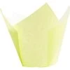 200x Muffin-Tulip-Wraps Gelb 160x160 Mm