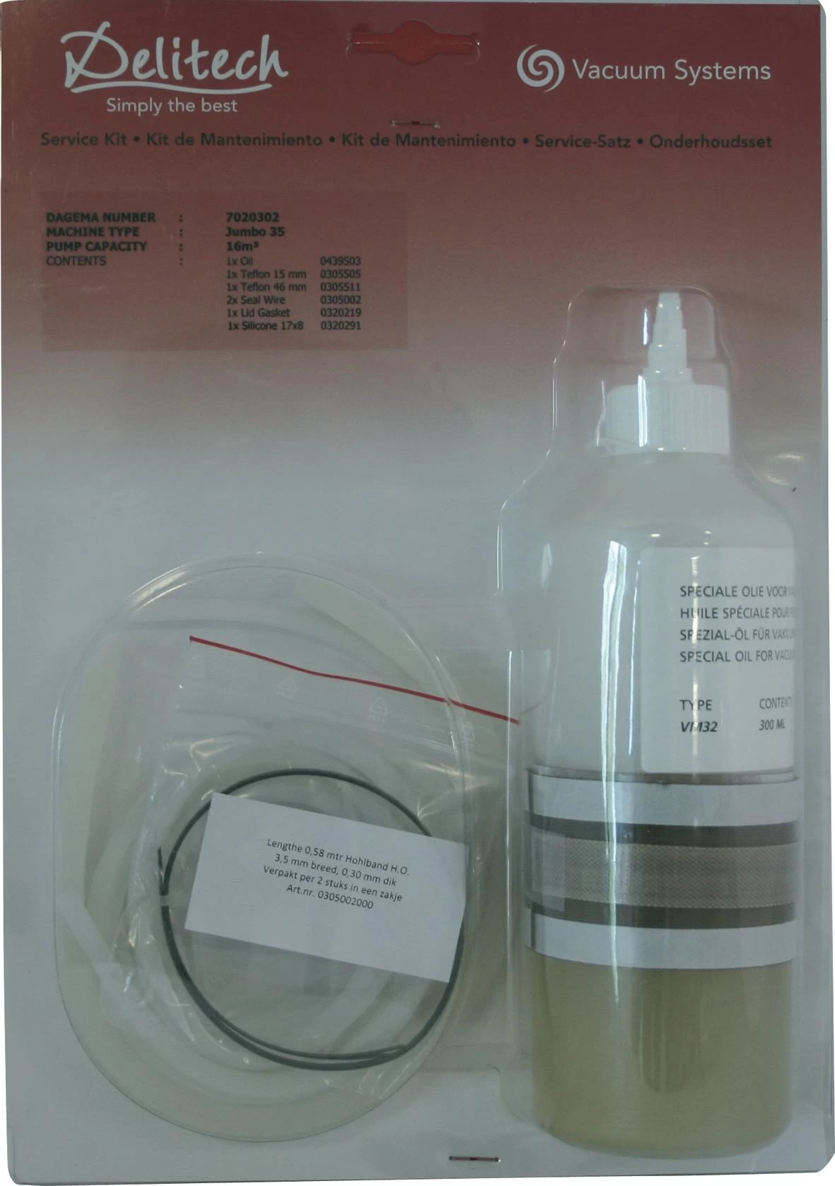 Henkelman Service-Satz Für Vakuummaschine Jumbo 30 Delitech 2 Henkelman Service-Satz Für Vakuummaschine Jumbo 30 Delitech – Bild 2