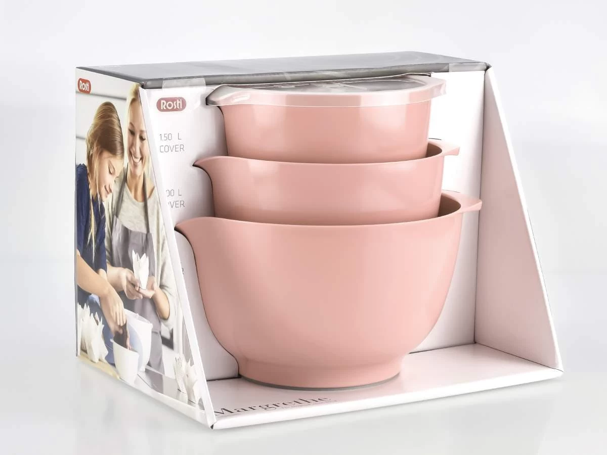 Rosti Rührschüssel Set Backschüssel Schüssel Margrethe Rose Nordic Blush 3-teilig Mit Deckel 6 Rosti Rührschüssel Set Backschüssel Schüssel Margrethe Rose Nordic Blush 3-teilig Mit Deckel – Bild 6