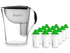 Glas-Wasserfilter Anthrazit Inkl. 1 Alkaline Filterkartusche -Küche Verkauf Geschäft 4822c095 013d 4bd8 9917 efe022ef05b6