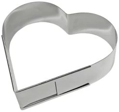 1 X SCHNEIDER Backrahmen "Herz" Edesltahl, Verstellbar 430 - 500 X 70 Mm -Küche Verkauf Geschäft 50547fdf 24a9 4d04 819f c07e7219bf12