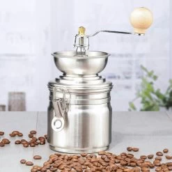 EDELSTAHL Kaffeemühle Kaffee Mühle Muehle Mit Keramik-Kegelmahlwerk Bohnenmahler -Küche Verkauf Geschäft 5c16d779 ceb2 44b9 a8e2 d3cef8c9ba7f