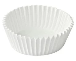 1000x Gebäckkapseln Weiß O 60 X 27 Mm