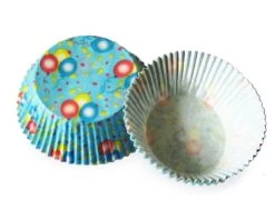 2000x Muffinkapseln Gebäckkapseln Luftballons O 50 X 30 Mm