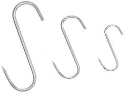 20x Contacto Fleischhaken, Edelstahl, Mit Je Einem Stumpfen Und Spitzen Ende, Länge: 16 Cm, Stärke: 6 Mm -Küche Verkauf Geschäft 69f7a442 acf1 442c b15c 1a38d2d97b17