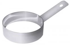 8x Eierring, Edelstahl, Mit Schwenkbarem Griff Und Aufhängeloch, Durchmesser: 8,5 Cm, Höhe: 1,5 Cm, Stiellänge: 8 Cm -Küche Verkauf Geschäft 6c3dcc3d 9f98 4bff aae1 04fe30e5642e