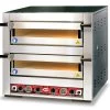 GMG - Pizzaofen PS66 DE - Elektrisch - 6+6x Ø30cm | 12kW | 400V - Edelstahl 2 Backkammern