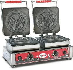 GMG - Waffeleisen Amore-M - 2x Ø 17cm - 50° Bis 300°C - Feste Backplatte Aus Gusseisen - Umlaufende Fettfangrinne - Gehäuse Edelstahl -Küche Verkauf Geschäft 7440e512 dd70 4758 8d5c 8ec4759e5ef0
