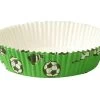 48x Tarte-Backform Quiche Obstkuchen Fussball Fettdicht Backfest 75x20 Mm