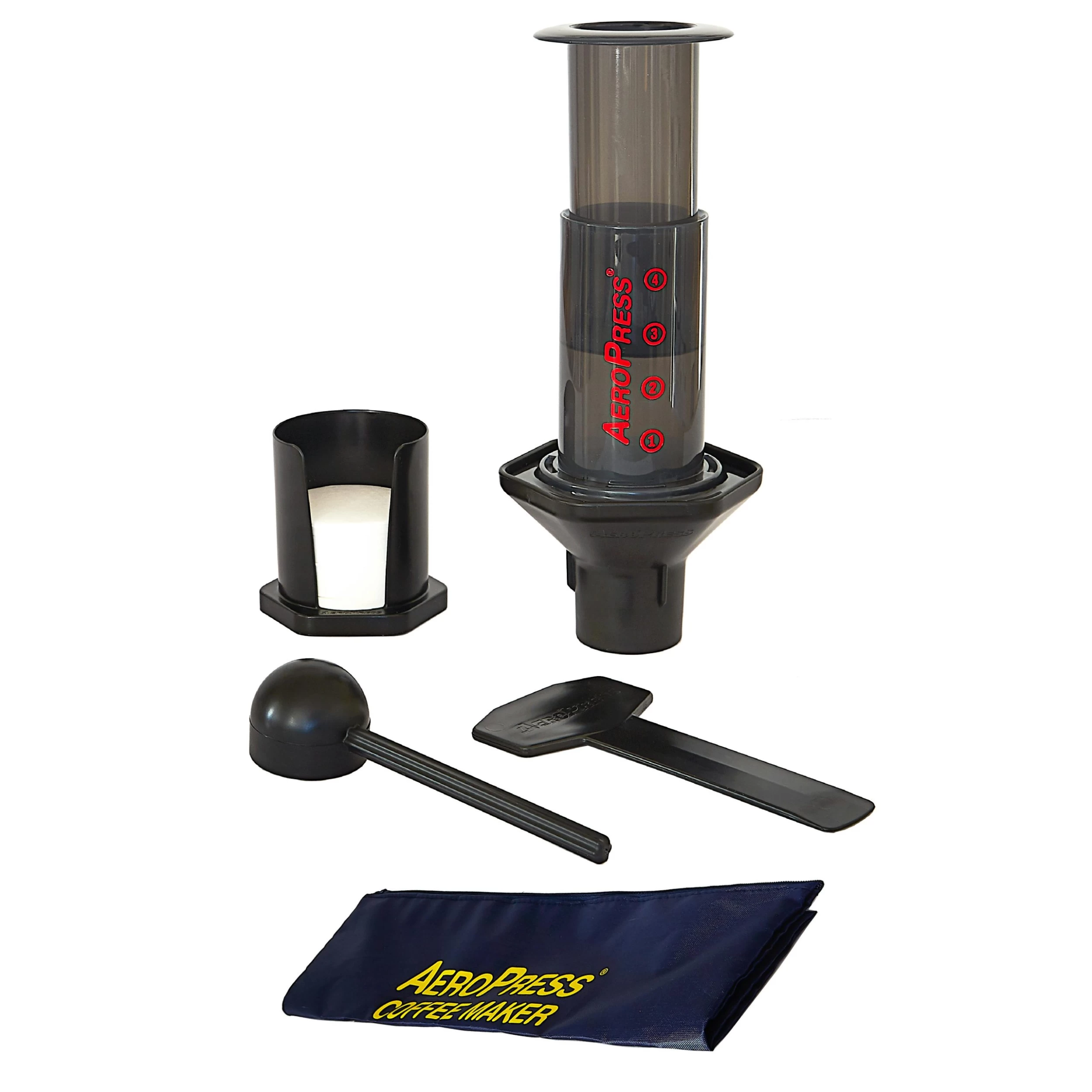 AeroPress Coffee Maker Kaffeebereiter Mit Tasche, Inkl. 350 Filtern 1 AeroPress Coffee Maker Kaffeebereiter Mit Tasche, Inkl. 350 Filtern