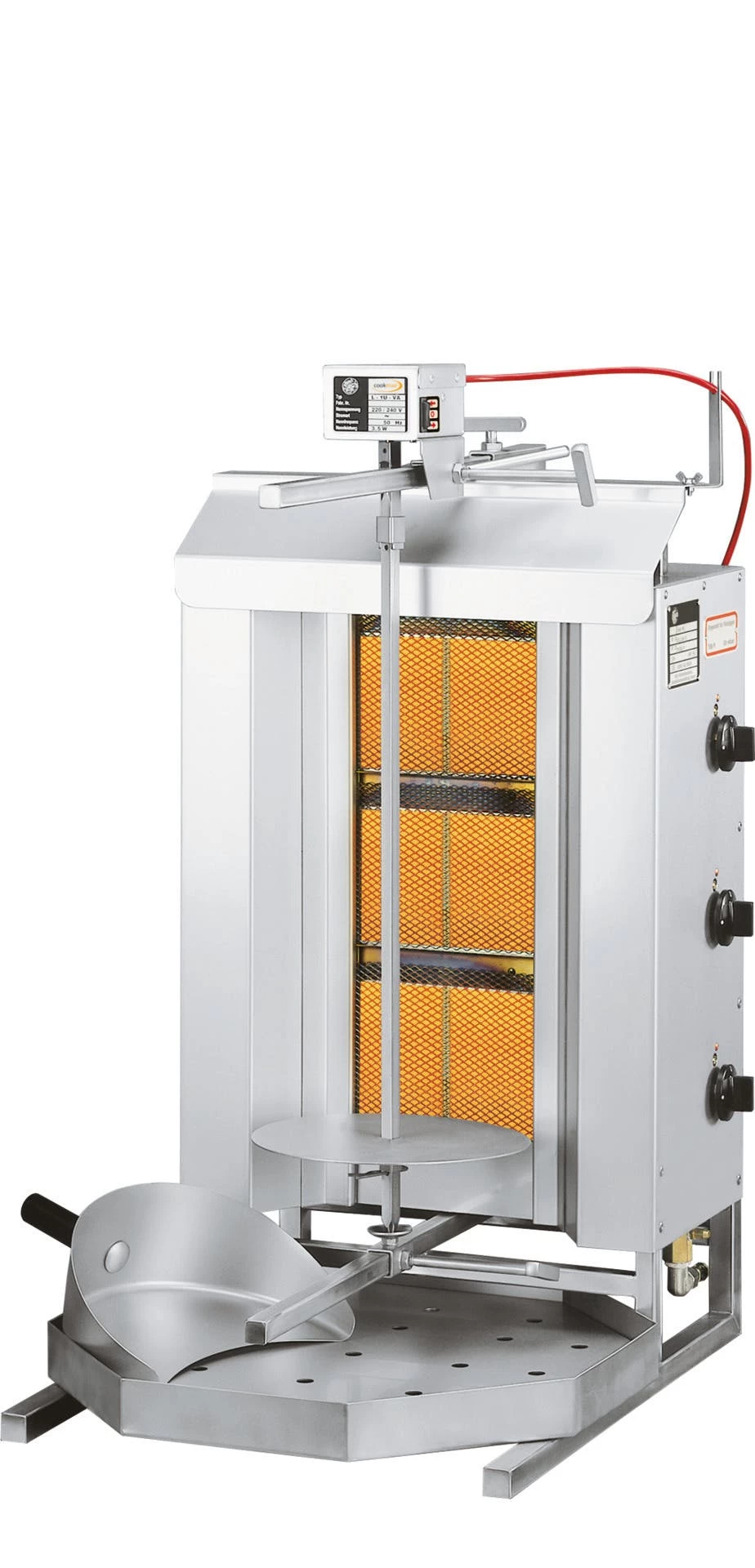 Cookmax Gas-Gyros/Dönergrill POTIS GD4 2 Cookmax Gas-Gyros/Dönergrill POTIS GD4 – Bild 2