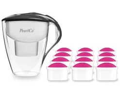 Glas-Wasserfilter Weiß Inkl. 12 AquaMag Filterkartuschen -Küche Verkauf Geschäft 9593bf98 ca76 4a29 a1d1 16e5ff545f1f