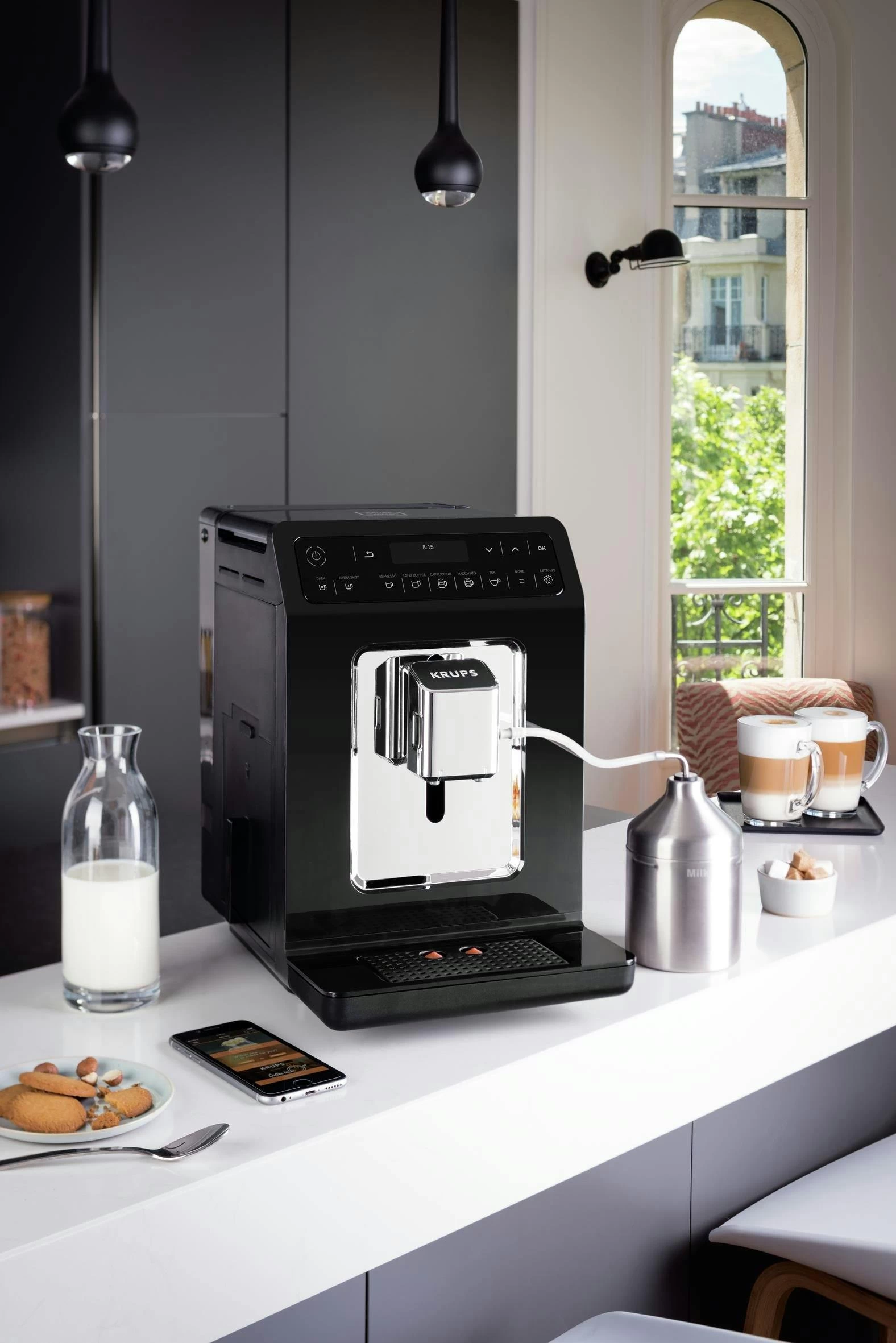 Krups EA8908 Evidence Kaffeevollautomat, OLED-Display Barista Quattro Force 1 Stück 7 Krups EA8908 Evidence Kaffeevollautomat, OLED-Display Barista Quattro Force 1 Stück – Bild 7