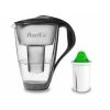 Glas-Wasserfilter Anthrazit Inkl. 1 Alkaline Filterkartusche