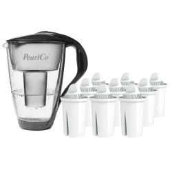 Glas-Wasserfilter Rot Inkl. 6 Universal Filterkartuschen -Küche Verkauf Geschäft 9d03ee57 b4d9 4c89 b842 75f4c404e3ed