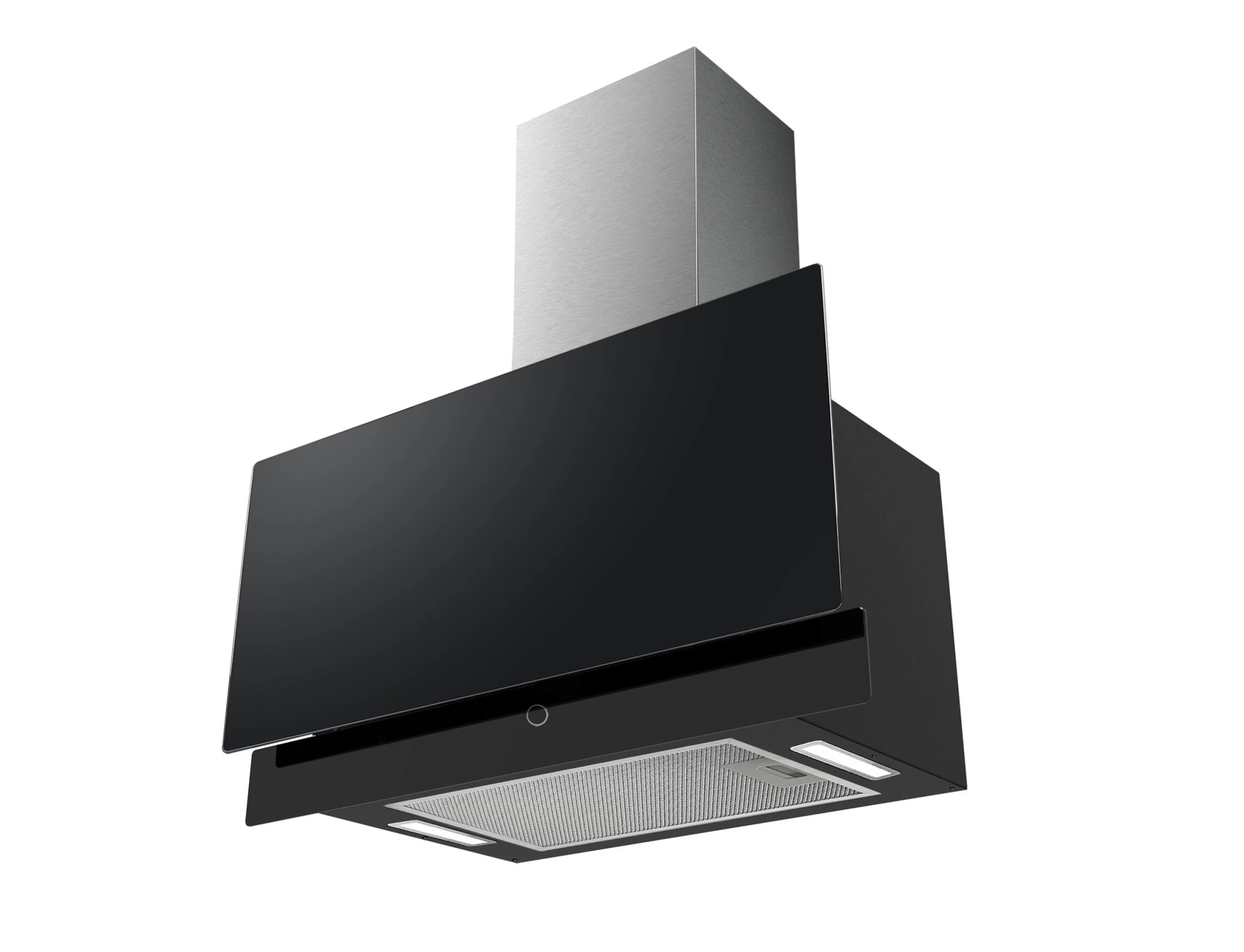 PKM V1-90A+BTY Dunstabzugshaube Glas Schwarz Designerhaube LED 90cm 2 PKM V1-90A+BTY Dunstabzugshaube Glas Schwarz Designerhaube LED 90cm – Bild 2