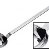 2x Contacto Schöpfkelle, Edelstahl, Volumen: 0,35 L, Durchmesser Innen: 12 Cm, Stiellänge: 36,5 Cm, Stärke: 4,0 Mm