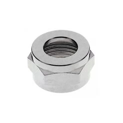 Sechskantmutter 1/2`, Messing Vernickelt