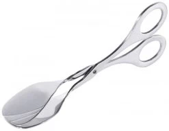 5x Gebäck-/Tortenzange Aus Edelstahl, Hochglänzend, Fugenlos, Mit Einfachem Griff