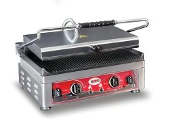 GMG - Pancakeeisen - 14x Ø 8cm - Plattendurchmesser 40cm - Backplatte Teflonbeschichtet - 50° - 300° - Gehäuse Edelstahl -Küche Verkauf Geschäft b01b24cb 36a4 4a81 9b6d 0b141f5be36f