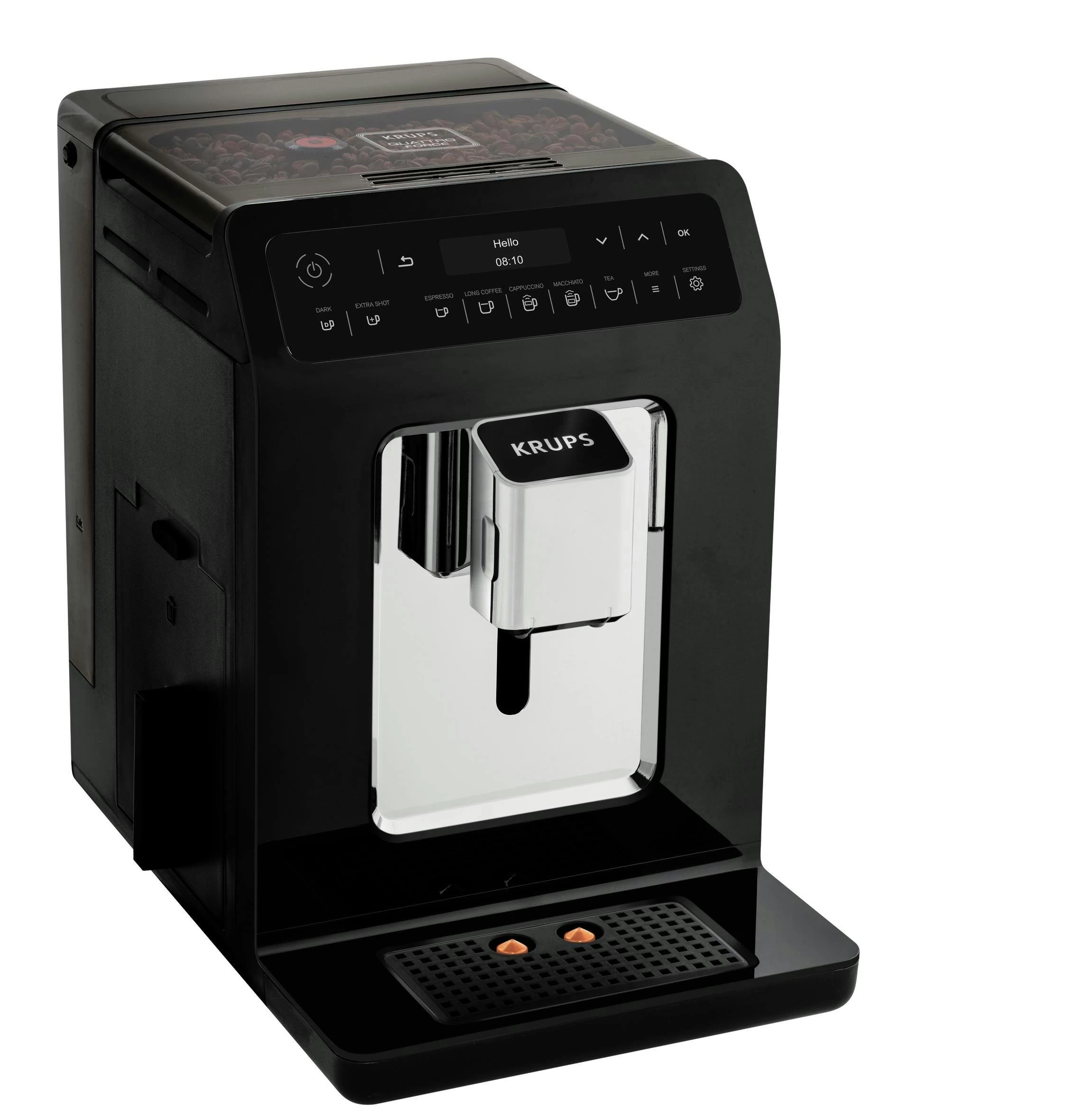 Krups EA8908 Evidence Kaffeevollautomat, OLED-Display Barista Quattro Force 1 Stück 1 Krups EA8908 Evidence Kaffeevollautomat, OLED-Display Barista Quattro Force 1 Stück