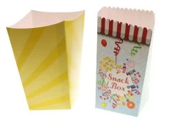 FACKELMANN 31270 Snack-/Popcornbox | Pappe | 160x75x75mm |