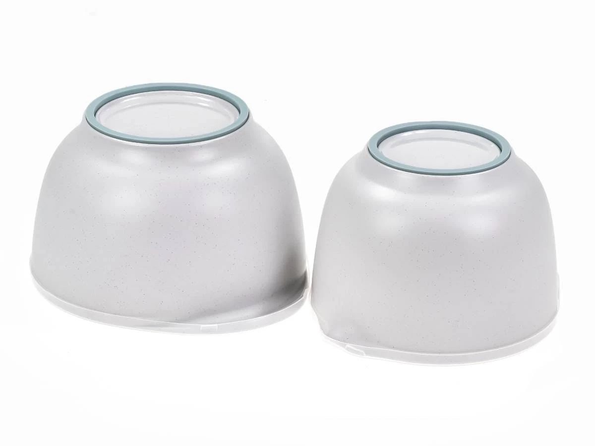 Rosti Rührschüssel Set Backschüssel Schüssel Margrethe 2-teilig Mit Deckel PEBBLE Weiß 6 Rosti Rührschüssel Set Backschüssel Schüssel Margrethe 2-teilig Mit Deckel PEBBLE Weiß – Bild 6