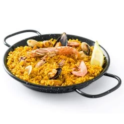 Paella-Pfanne VALENCIANA D: 38cm - Stahl Emailliert - Zwei Griffe -Küche Verkauf Geschäft cd90653a 4c1a 4f47 8203 0f6233ba0982