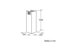 Neff Z5905N0 Kaminverlängerung 1000 Mm, Edelstahl -Küche Verkauf Geschäft d3782860 0419 4956 8ce3 bcbb68702e59