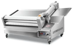 GMG - Teigausrollmaschinen Ø 55cm Für Runde Und Eckige Pizzen - Teigstärke Einstellbar - Teiggewicht Variabel 80-2000gr