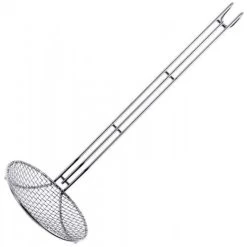 2x Contacto Frittierlöffel Rund, Aus Edelstahl, Konzentrische Ringe Stiellänge: 50 Cm,Durchmesser Schaufel: 24 Cm -Küche Verkauf Geschäft d90ad288 a9e9 4fd3 a58e c6bcfa6f4968 2