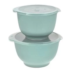 Rosti Rührschüssel Set Backschüssel Schüssel Margrethe 2-teilig Mit Deckel PEBBLE Green