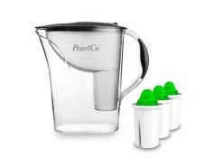 Glas-Wasserfilter Anthrazit Inkl. 1 Alkaline Filterkartusche -Küche Verkauf Geschäft e41ce1d3 f8e2 4eba 9db7 9d2fa64cd560