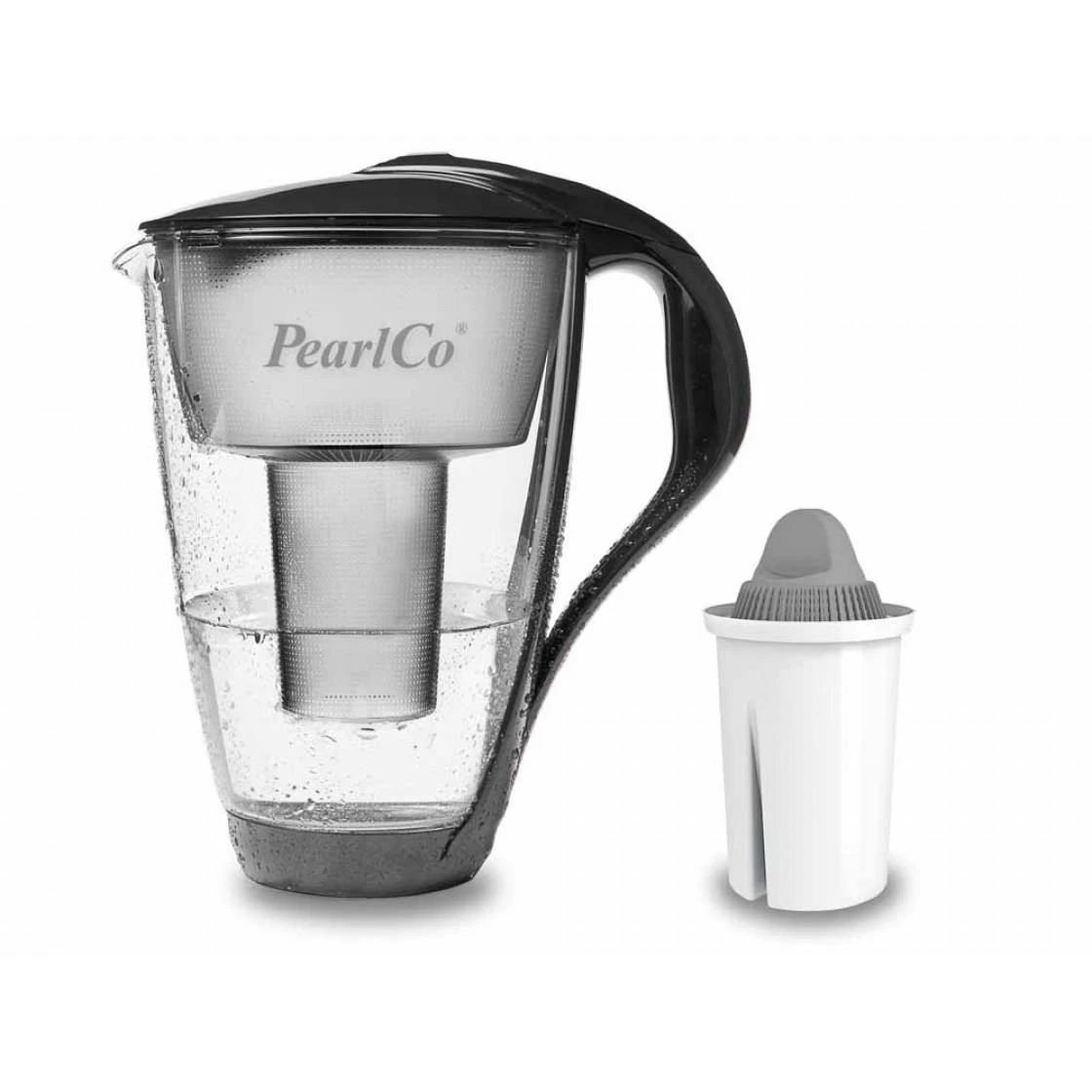 Glas-Wasserfilter Anthrazit Inkl. 1 Protect+ Filterkartusche 1 Glas-Wasserfilter Anthrazit Inkl. 1 Protect+ Filterkartusche